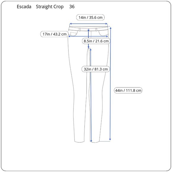 Escada Womens Pants 36 Peach Pink Straight Fit Crop Ankle Stretch Denim Jeans - Picture 3 of 10